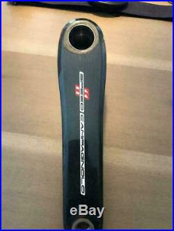 Campagnolo SRM crankset 172.5mm 52/36 new battery power meter super record