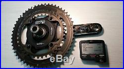 Campagnolo SRM crankset 172.5mm 52/36 new battery power meter super record