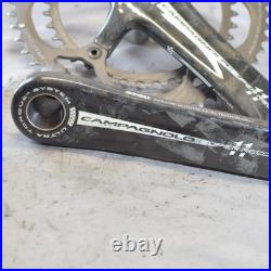 Campagnolo SUPER RECORD 11 Speed 172.5mm 53-39 Carbon/Titanium Crankset, 9/10 EX