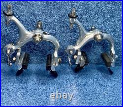 Campagnolo Short Reach Brake Calipers Super C-record Very Nice Cond Chrome Parts