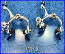 Campagnolo Short Reach Brake Calipers Super C-record Very Nice Cond Chrome Parts