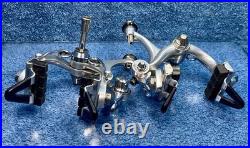 Campagnolo Short Reach Brake Calipers Super C-record Very Nice Cond Chrome Parts