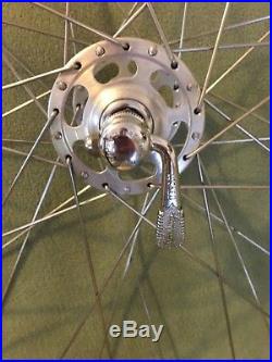 Campagnolo Super Nuovo Record high flange hubs Mavic rims wheel set