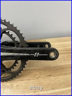 Campagnolo Super Record 11 177.5mm 11-Speed 53/39t Carbon Crankset, Ultra torque