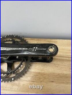Campagnolo Super Record 11 177.5mm 11-Speed 53/39t Carbon Crankset, Ultra torque