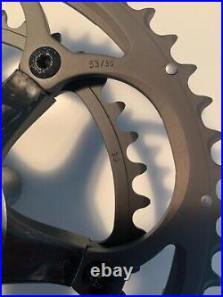 Campagnolo Super Record 11 Crankset 180mm withnew 53/39 chainrings 5 bolt