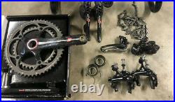 Campagnolo Super Record 11 Speed Carbon Group Set W New Crankset