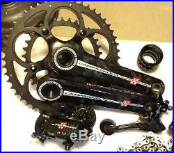 Campagnolo Super Record 11 group 172.5 50/34 11-27 EE Cycleworks EE Brakes 160g