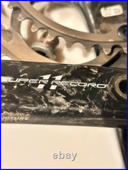 Campagnolo Super Record 11 speed Ultra Torque crankset 177.5mm / 53-39 / Rare