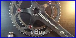 Campagnolo Super Record 11 speed carbon crankset chainset 172.5 mm 52 39 USED