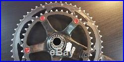 Campagnolo Super Record 11 speed carbon crankset chainset 172.5 mm 52 39 USED