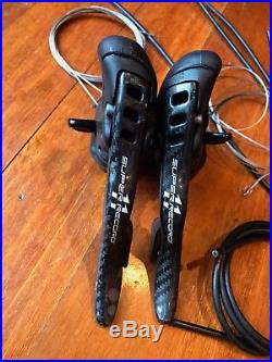 Campagnolo Super Record 11 speed shifters/Ergo levers. 2 x 11 spd
