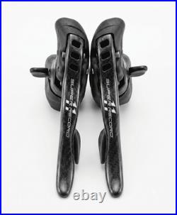 Campagnolo Super Record 11s Ergo Shifters Levers 2x11 Carbon Road Bike Racing TT