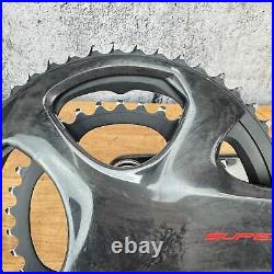 Campagnolo Super Record 12 172.5mm 12-Speed 50/34t Carbon Bike Crankset 619g
