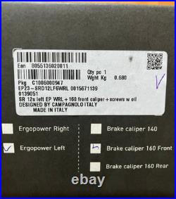 Campagnolo Super Record 12-Speed Wireless Hydraulic Disc Brake, Ergopower, LEFT