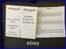 Campagnolo Super Record 12-Speed Wireless Hydraulic Disc Brake, Ergopower, LEFT