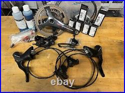 Campagnolo Super Record 12 speed Mechanical Hydraulic disc brake group set 172.5