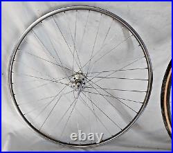 Campagnolo Super Record 700c SS Road Bike Wheel Set Campy Italy Single Ships USA