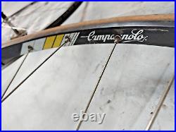 Campagnolo Super Record 700c SS Road Bike Wheel Set Campy Italy Single Ships USA