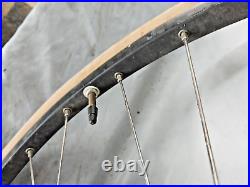 Campagnolo Super Record 700c SS Road Bike Wheel Set Campy Italy Single Ships USA