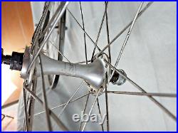 Campagnolo Super Record 700c SS Road Bike Wheel Set Campy Italy Single Ships USA