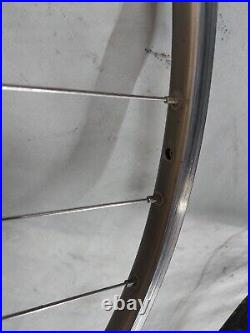 Campagnolo Super Record 700c SS Road Bike Wheel Set Campy Italy Single Ships USA