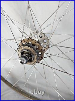 Campagnolo Super Record 700c SS Road Bike Wheel Set Campy Italy Single Ships USA