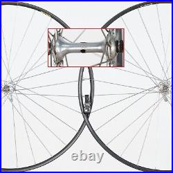 Campagnolo Super Record Assos Rims Tubular Wheelset Vintage 28h Lightweight