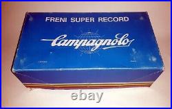Campagnolo Super Record Brake Levers NOS Vintage 1978, Hoods Drillium NIB