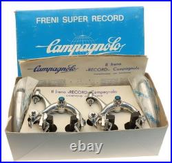 Campagnolo Super Record C Rec Cobalto Brake Set Kit Calipers Levers Cables NOS