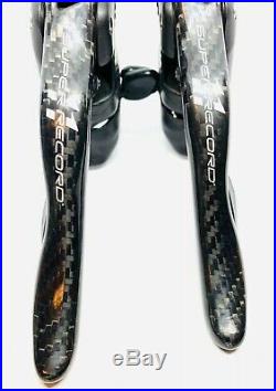 Campagnolo Super Record Carbon 11 Speed Ergo Power Levers Shifters Campy