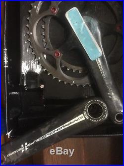 Campagnolo Super Record Carbon Chainset Crankset. 11 Speed 53/39 175mm Campagnolo Super Record Carbon Chainset Crankset. 11 Speed 53/39 175mm