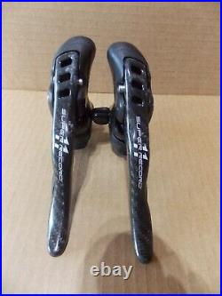Campagnolo Super Record Carbon Fiber 11 Speed Ergopower Levers Shifters srd52