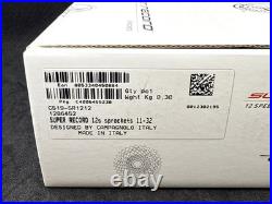 Campagnolo Super Record Cassette 12 Speed, 11-32t, Silver NEW IN BOX MSRP $475