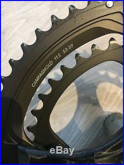 Campagnolo Super Record Chainset 11speed 175 53-39 In Excellent Condition