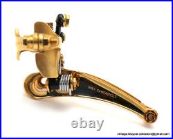 Campagnolo Super Record Clamp-On FRONT DERAILLEUR GOLD PLATED Vintage Race Bike
