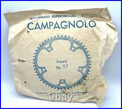 Campagnolo Super Record Colnago Ernesto Pantograph Chainring 52 Tooth NOS Campy