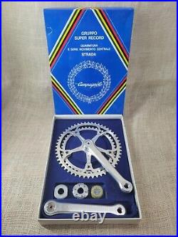Campagnolo Super Record Crankset 170mm 44/52T Rings NOS