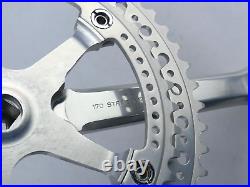Campagnolo Super Record Crankset 170mm 53 43 milled Chainring NOS