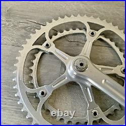 Campagnolo Super Record Crankset Double 170 MM Arms 54-42 Tooth Campagnolo Caps
