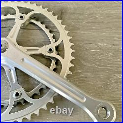 Campagnolo Super Record Crankset Double 170 MM Arms 54-42 Tooth Campagnolo Caps