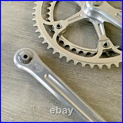 Campagnolo Super Record Crankset Double 170 MM Arms 54-42 Tooth Campagnolo Caps