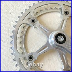 Campagnolo Super Record Crankset Double 172.5 MM Arms 52-42 Tooth