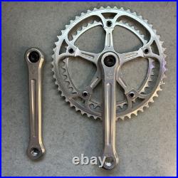 Campagnolo Super Record Crankset Double 52-42 Tooth 170mm Arms Strada 1985 Gios