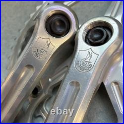 Campagnolo Super Record Crankset Double 52-42 Tooth 170mm Arms Strada 1985 Gios
