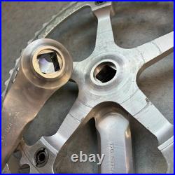 Campagnolo Super Record Crankset Double 52-42 Tooth 170mm Arms Strada 1985 Gios