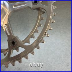 Campagnolo Super Record Crankset Double 52-42 Tooth 170mm Arms Strada 1985 Gios