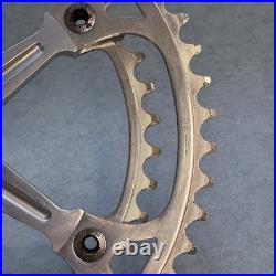 Campagnolo Super Record Crankset Double 52-42 Tooth 170mm Arms Strada 1985 Gios