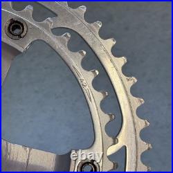 Campagnolo Super Record Crankset Double 52-42 Tooth 170mm Arms Strada 1985 Gios
