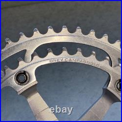 Campagnolo Super Record Crankset Double 52-42 Tooth 170mm Arms Strada 1985 Gios